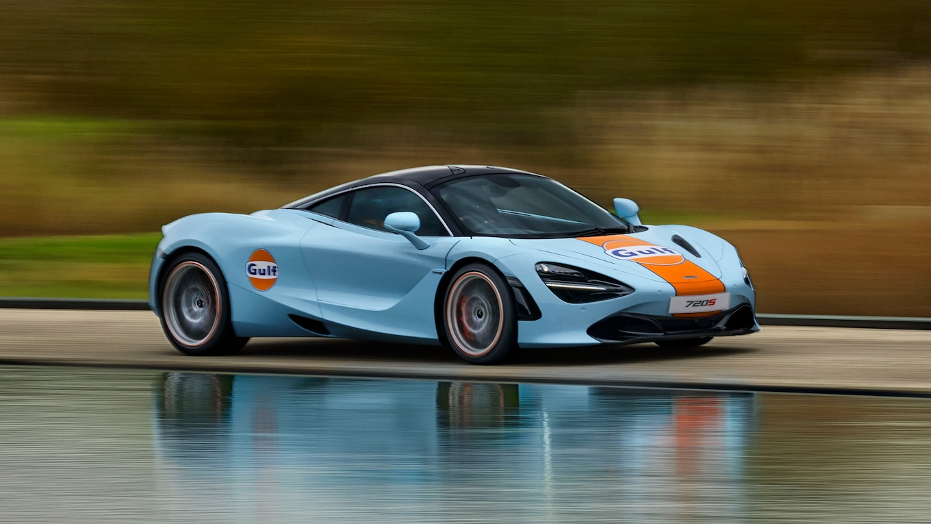 McLaren 720S ahora disponible con la librea del golfo de fábrica (¡pintada!)