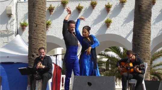 bailando flamenco