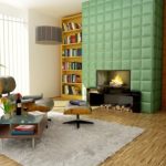 Hogar con biblioteca