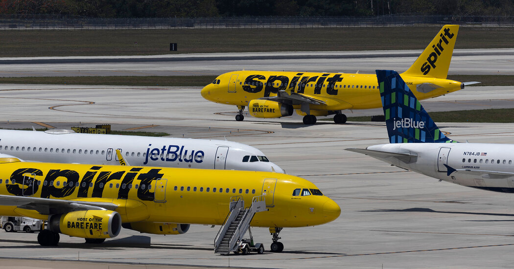 JetBlue espera acción de EE.UU. para bloquear fusión con Spirit