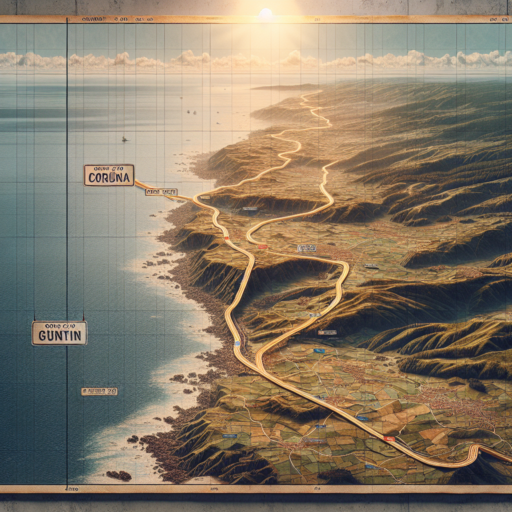 distancia de coruña a guntin