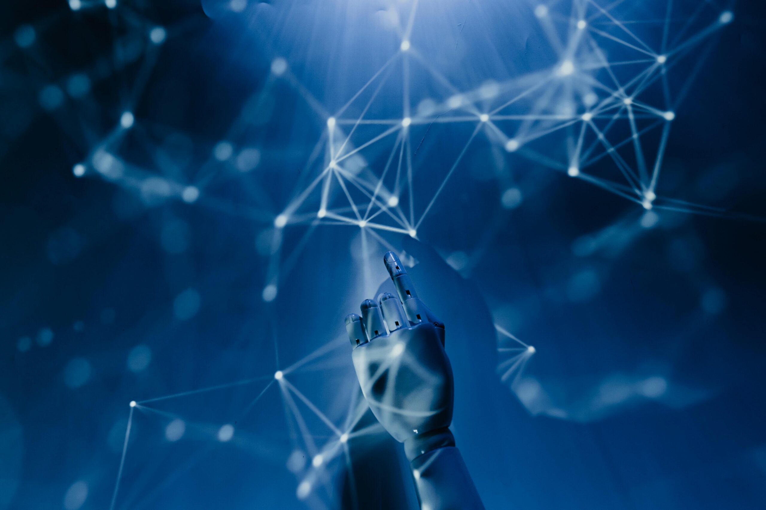 Ordenador portátil con pantalla de inteligencia artificial generativa